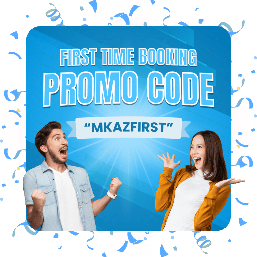 1st time booking promo code